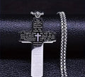 1008 - Stainless Steel Cross Pendant