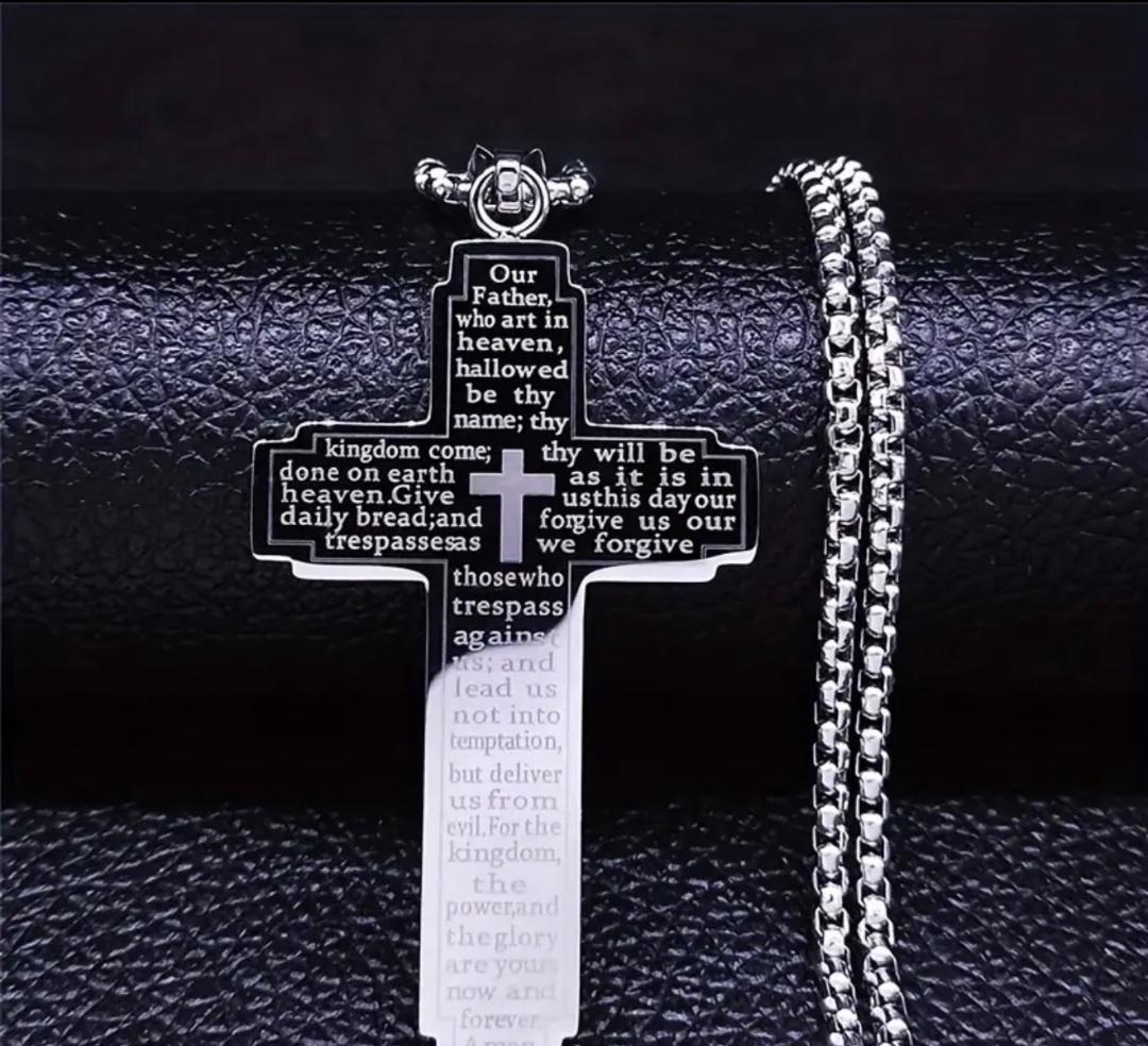 1008 - Stainless Steel Cross Pendant