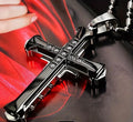1009 - Mems Titanium Alloy Cross Pendant