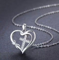 1015 - Cross, Heart and Infinity Necklace