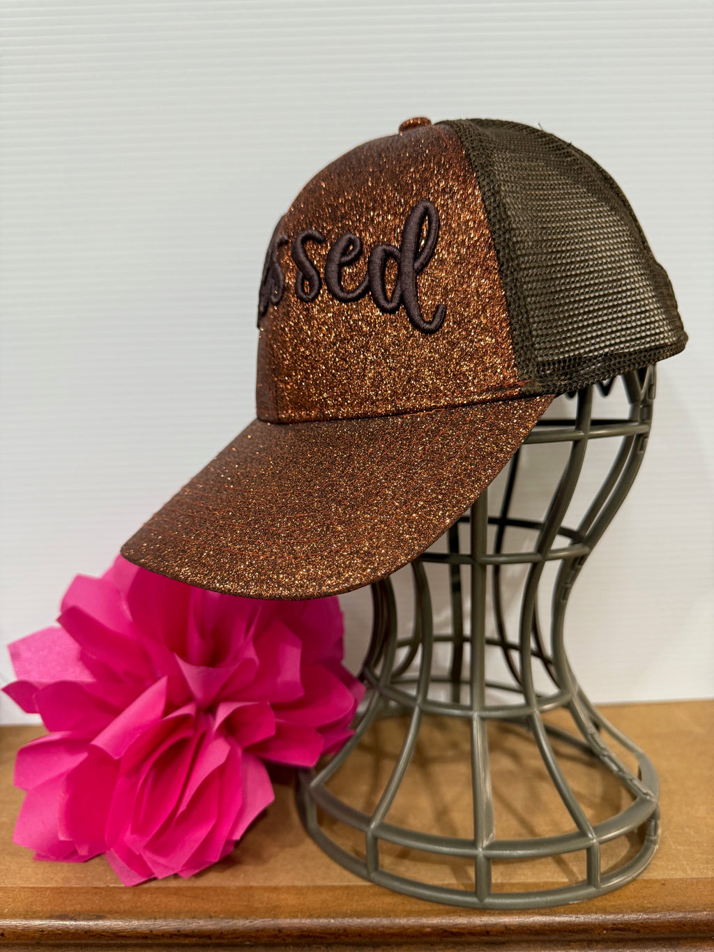 CH100 - 3D Blessed Glitter Hat