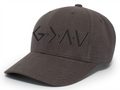 CH102 - Ladies Charcoal God is Greater Hat (God is greater  than the ups and downs) (Copy)