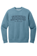 CH111 - Jesus is King Reverse Tackle Twill Sweatshirt