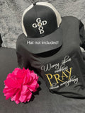 CS101 - Embroidered Worry abount nothing, Pray about everything T-Shirt