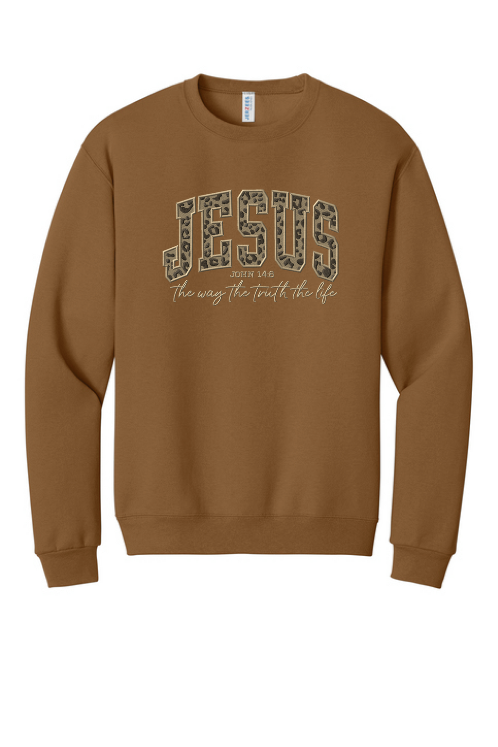 CS104 - Jesus, the way, the truth, the life Ladies Embroidered Sweatshirt