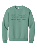 CS106 - Faith over Fear Psalm 39 Ladies Embroidered Sweatshirt
