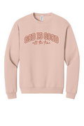 CS112 - God is Good all the time Ladies Embroidered Sweatshirt