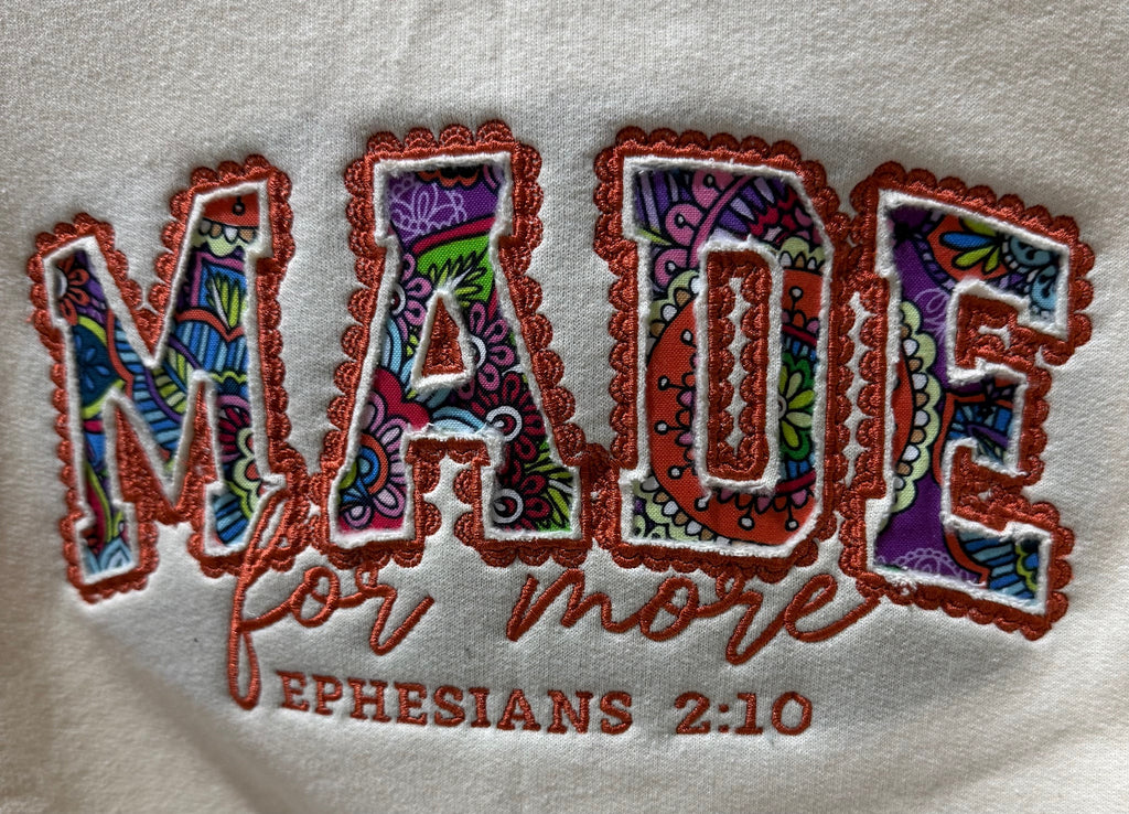 CS113 - Made for More, Ephesians 2:10 Crewneck Sweatshirt