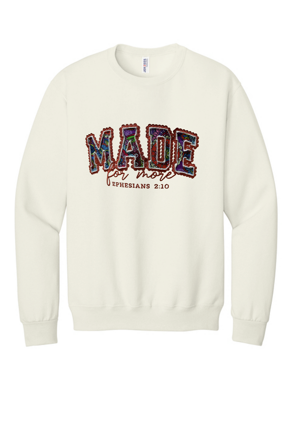 CS113 - Made for More, Ephesians 2:10 Crewneck Sweatshirt