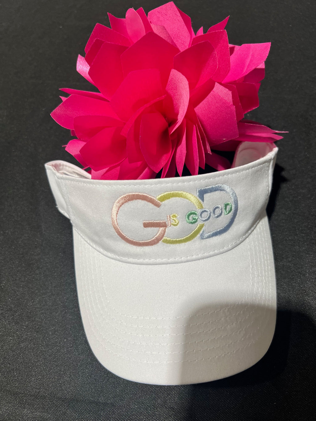 CV100 - God is Good Embroidered Visor