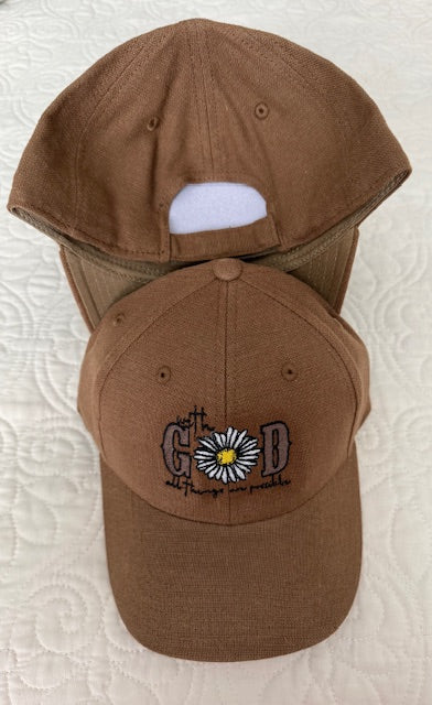 CH104 - With God all things are possible Ladies Hat